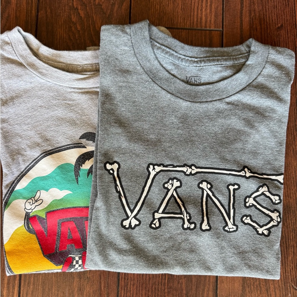 2 vans Boys classic fit T-shirts.
